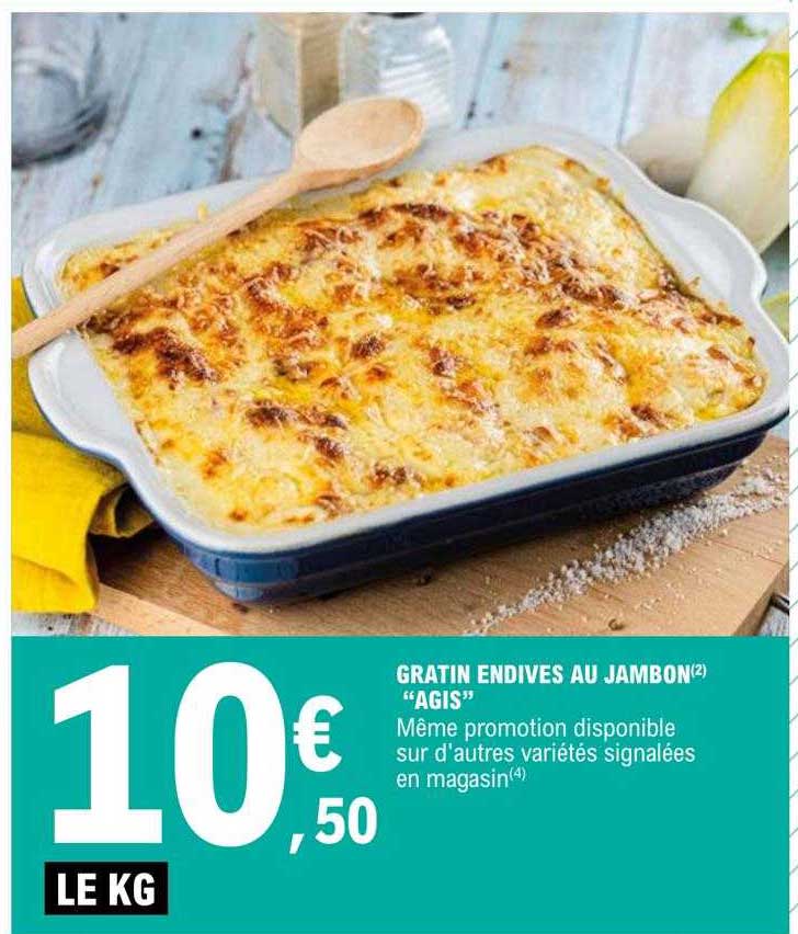 gratin endives au jambon "agis"