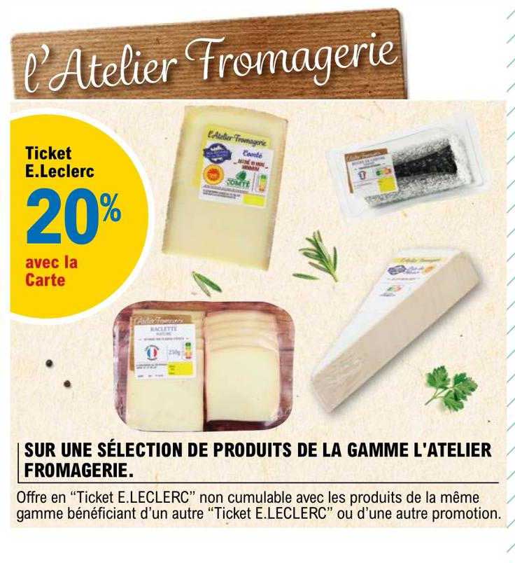 la gamme l'atelier fromagerie