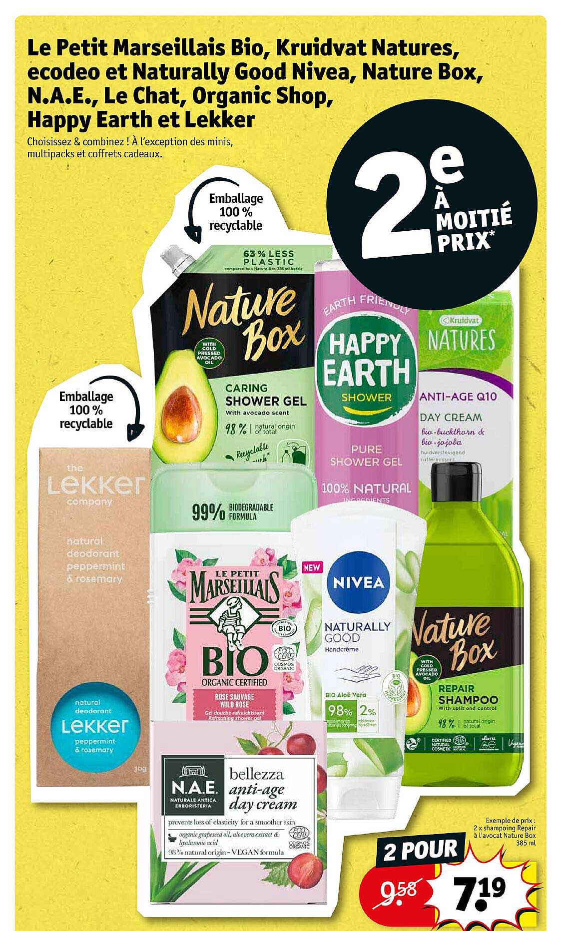 le petit marseillais bio kruidvat natures ecodeo et naturelly good nivea nature box n.a.e. le chat organic shop happy earth et lekker