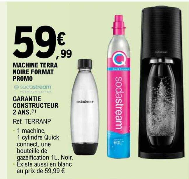 machine terra noire format promo sodastream