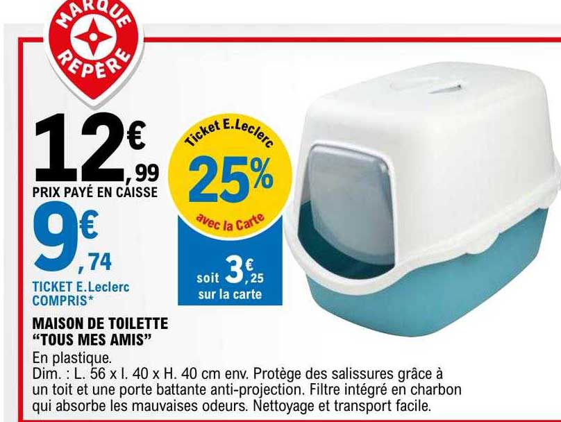 maison de toilette "tous mes amis"