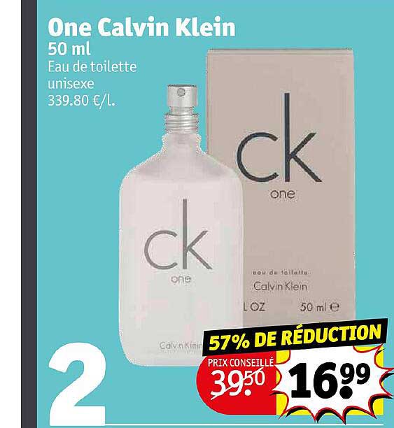 one calvin klein eau de toilette unisexe