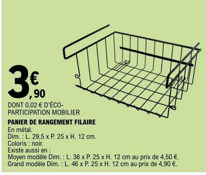 Panier De Rangement Filaire