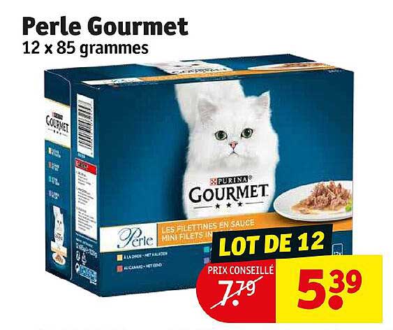 perle gourmet 12 x 85 grammes