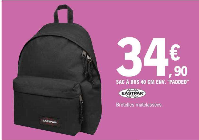 sac à dos 40 cm env "padded" eastpak