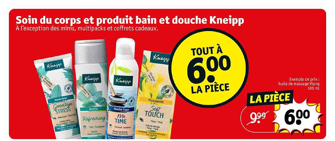 Soin Du Corps Et Produit Bain Et Douche Kneipp Huile De Massage Ylang