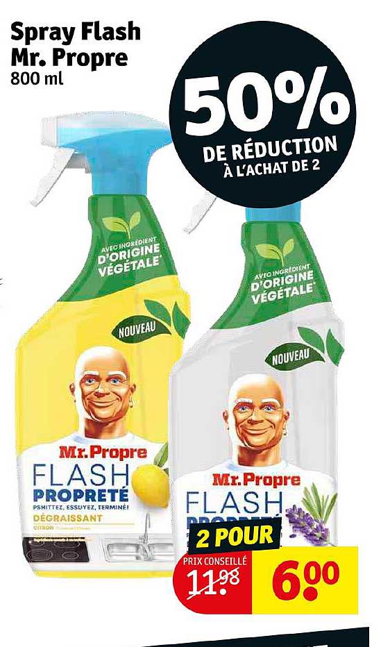 spray flash mr. propre
