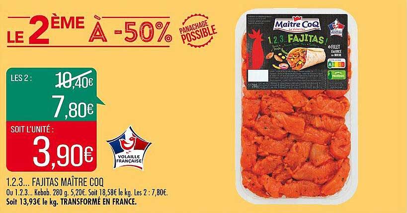 1.2.3... fajitas maître coq