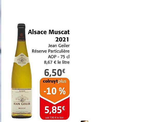 alsace muscat 2021 jean geiler réserve particulière aop
