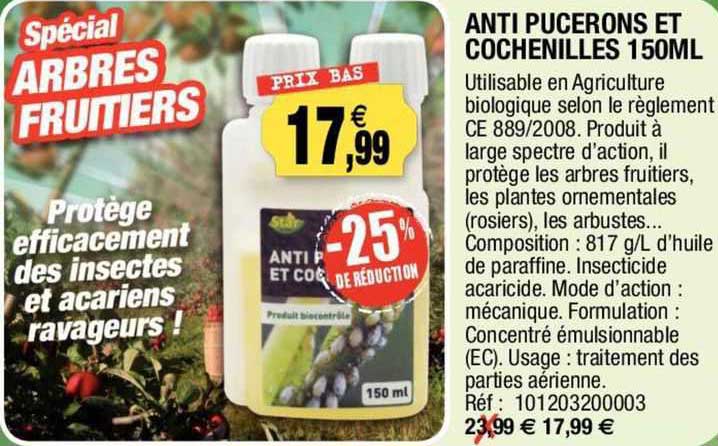 anti pucerons et cochenilles 150ml