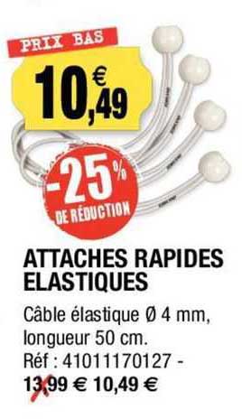 attaches rapides élastiques
