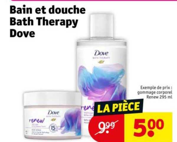 bain et douche bath therapy dove