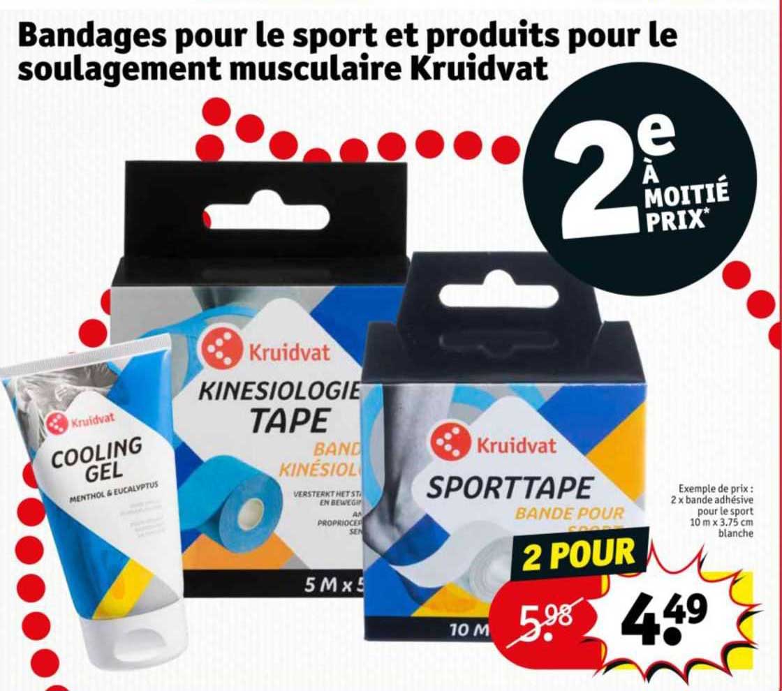 Bandages Pour Le Sport Et Produits Pour Le Soulagement Musculaire Kruidvat
