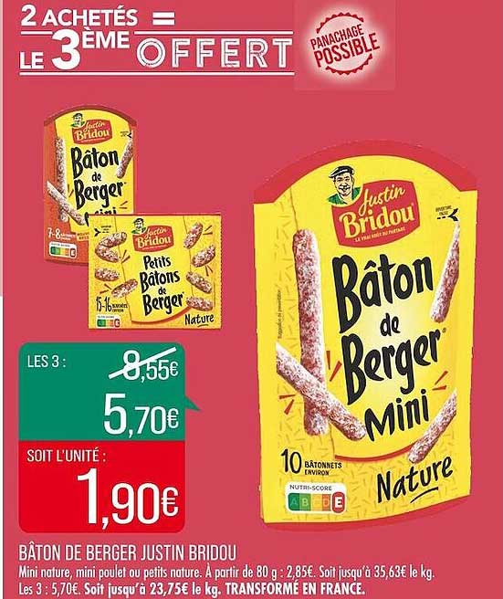 bâton de berger justin bridou