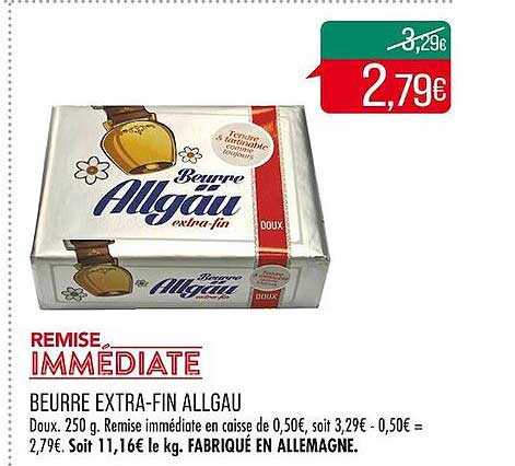 beurre extra-fin allgau