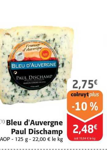 bleu d'auvergne paul dischamp