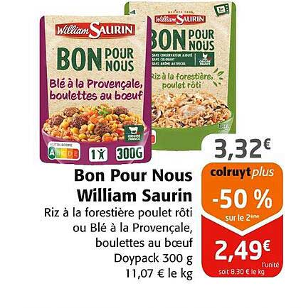 bon pour nous william saurin