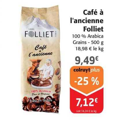 café à l'ancienne folliet