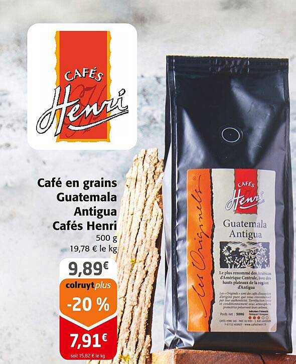 café en grains guatemala antigua cafés henri