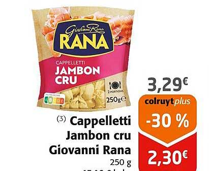 cappelletti jambon cru giovanni rana