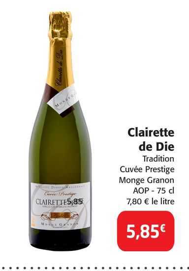 clairette de die tradition cuvée prestige monge granon aop