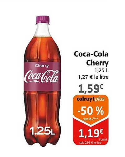 coca-cola cherry 1,25 l