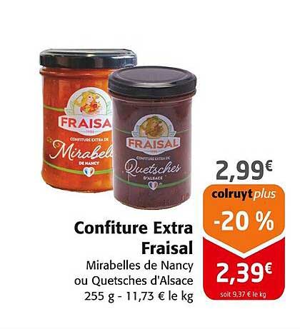 Confiture Extra Fraisal