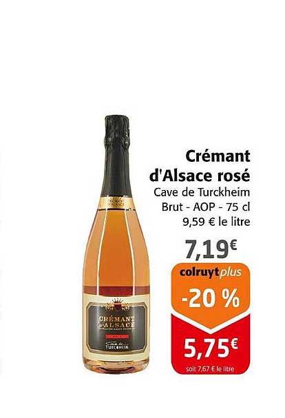 Crémant D'alsace Rosé Cave De Turckheim Brut - Aop
