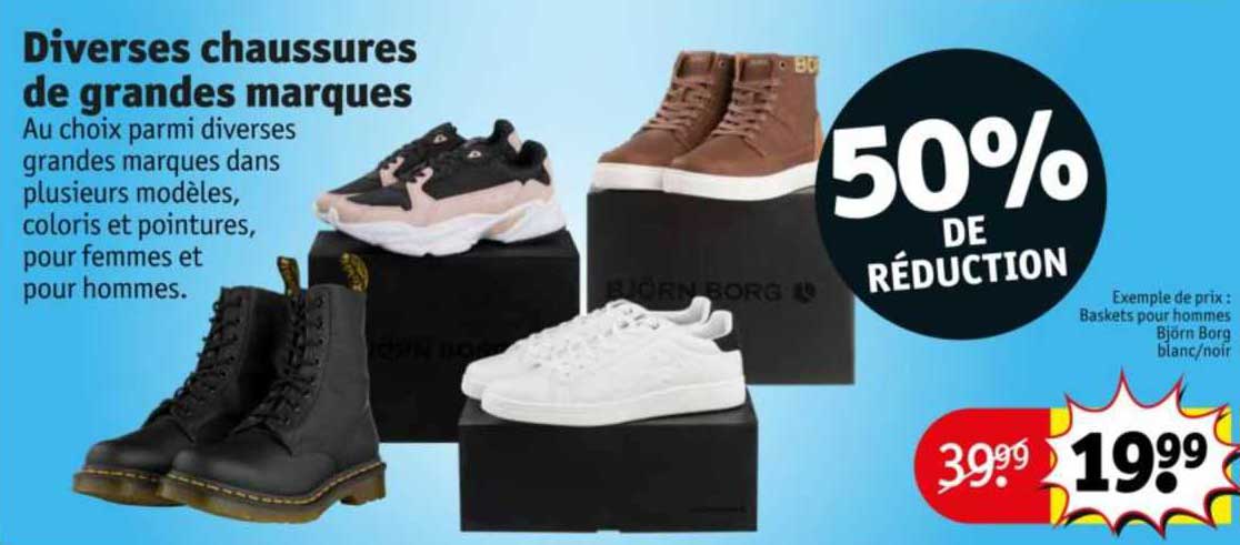 diverses chaussures de grandes marques