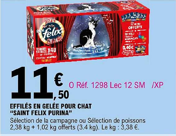Effilés En Gelée Pour Chat "saint Felix Purina"