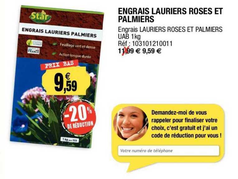 engrais lauriers roses et palmiers