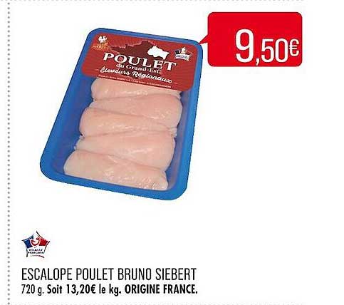 escalope poulet bruno siebert