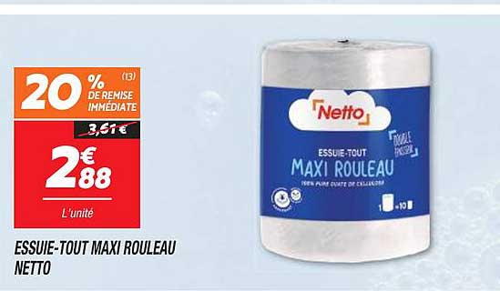 essuie-tout maxi rouleau netto