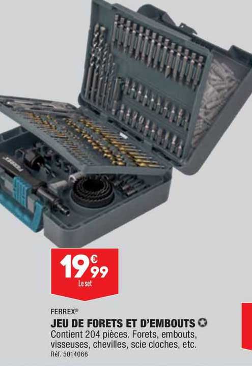 ferrex jeu de forets et d'embouts