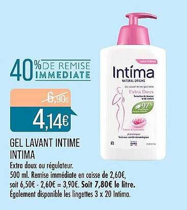 Gel Lavant Intime Intima