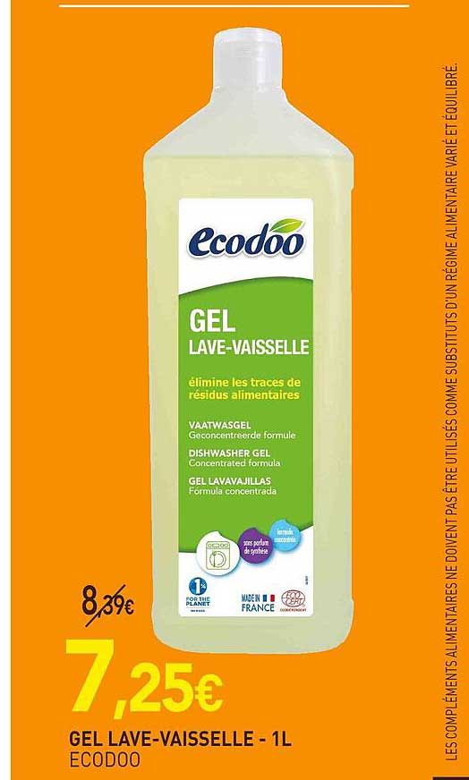gel lave-vaisselle ecodoo