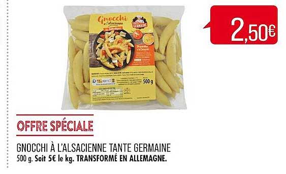 gnocchi à l'alsacienne tante germaine