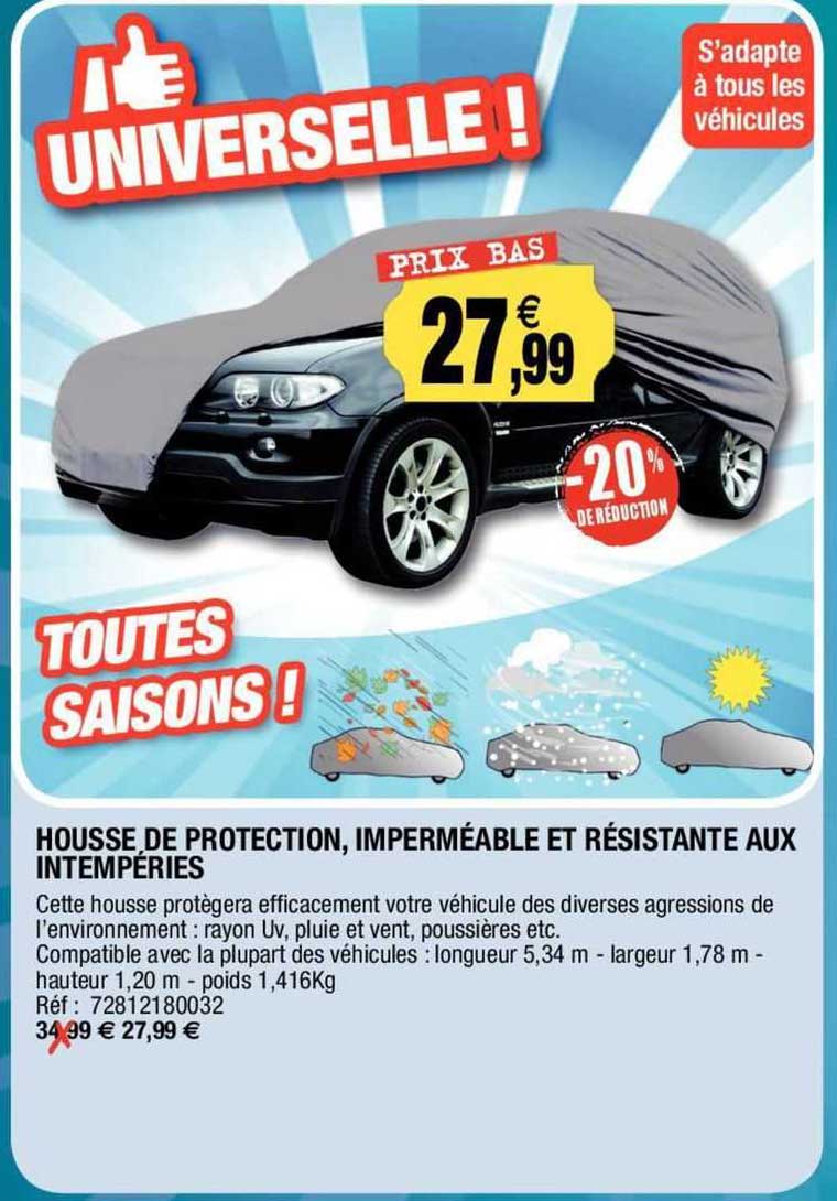 housse de protection, imperméable et résistante aux intempéries