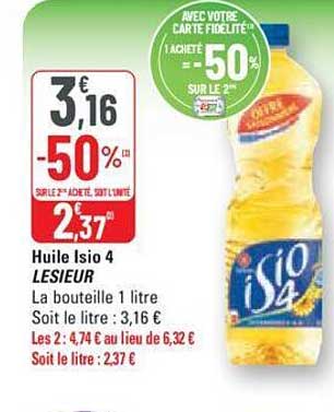 huile isio 4 lesieur