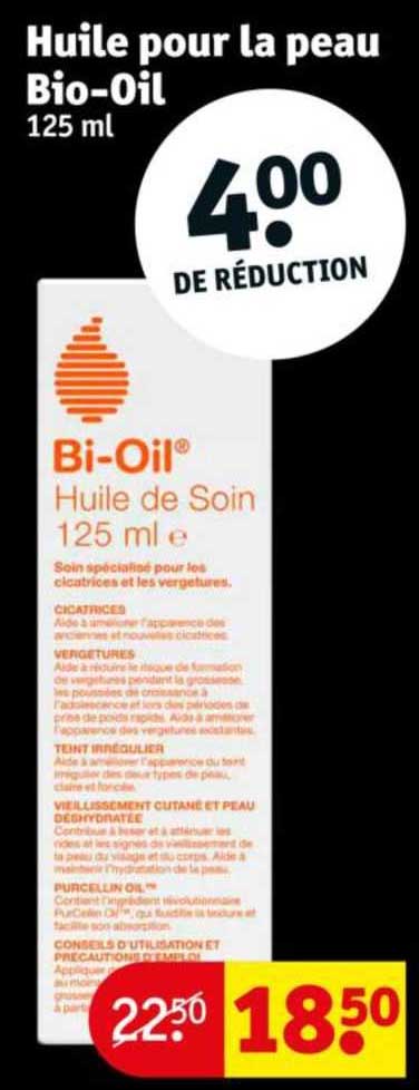 huile pour la peau bio-oil