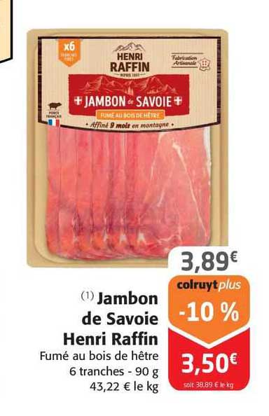 jambon de savoie henri raffin