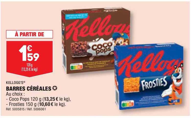 Kellogg's Barres Céréales