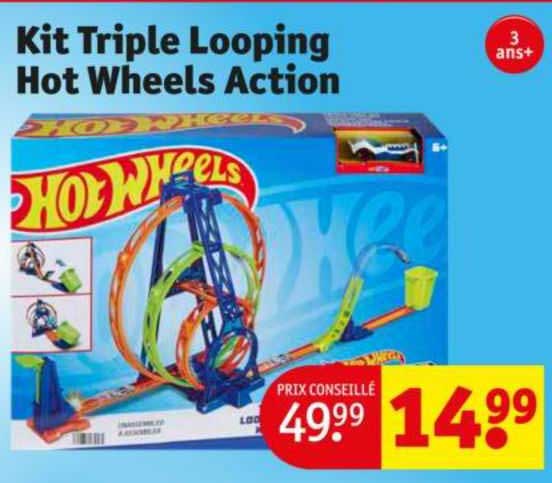 kit triple looping hot wheels action