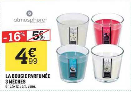 La Bougie Parfumée 3 Mèches