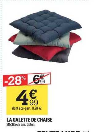 la gallette de chaise