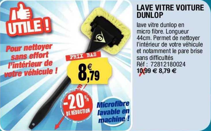 lave vitre voiture dunlop