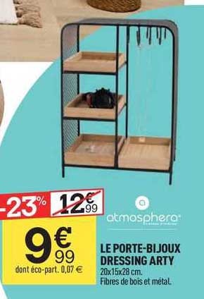 le porte-bijoux dressing arty