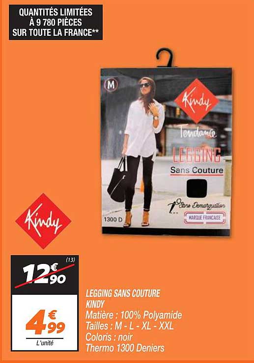 legging sans couture kindy