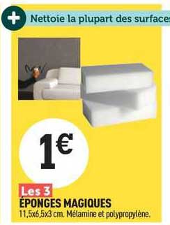 les 3 éponges magiques