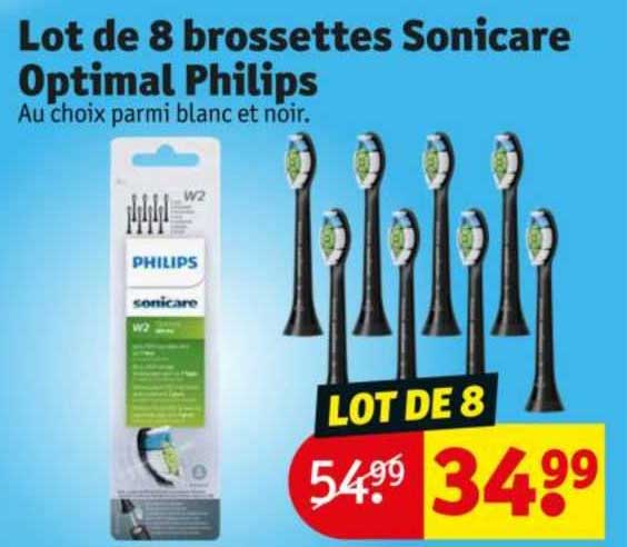 Lot De 8 Brossettes Sonicare Optimal Philips